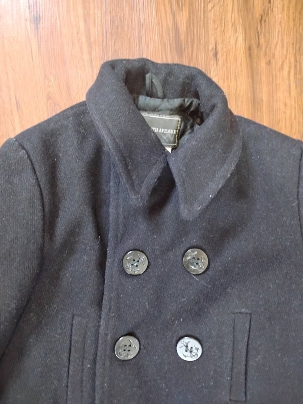 Vintage Saks Fifth Avenue Double Breast Pea Coat